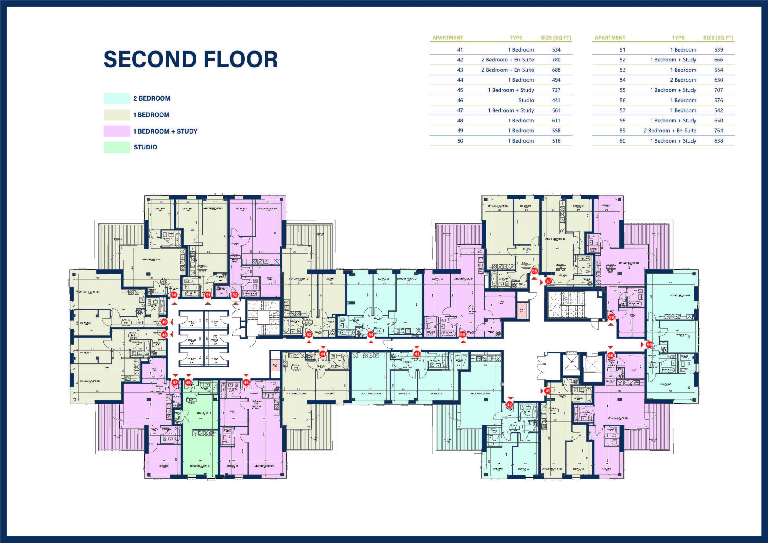 second floor blueprint